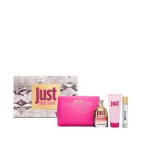 ROBERTO CAVALLI Just Cavalli Her Giftset EDT 75 ml + BL 100 ml + EDT 15 ml + Pouch